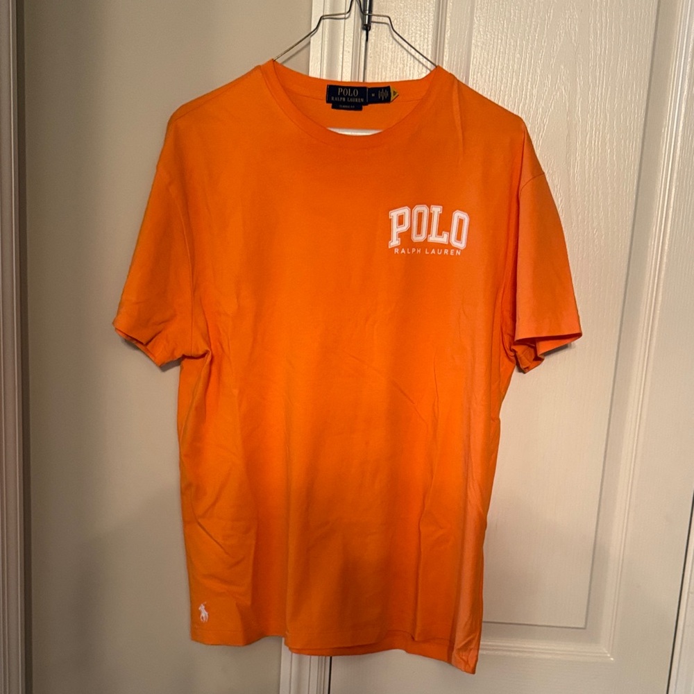 Polo by Ralph Lauren Bright Orange Short Sleeve Tee